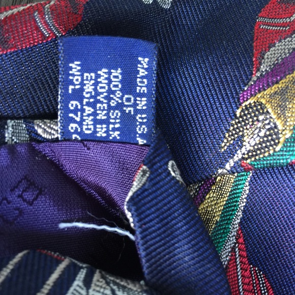 GOLF ties  bundle of three. Unique  100% SILK - Picture 7 of 8